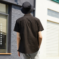 [直降价:29]美特斯·邦威短袖衬衫男装夏季新款青春活力流字母印花短袖衬衫