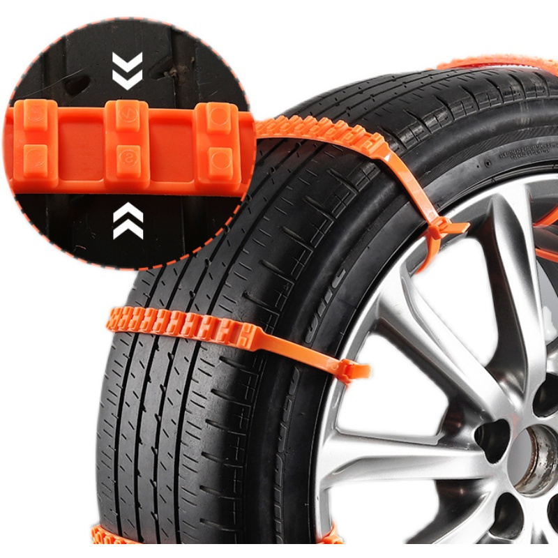 10条装加厚尼龙防滑链汽车越野小轿车suv雪地通用型轮胎链条神器