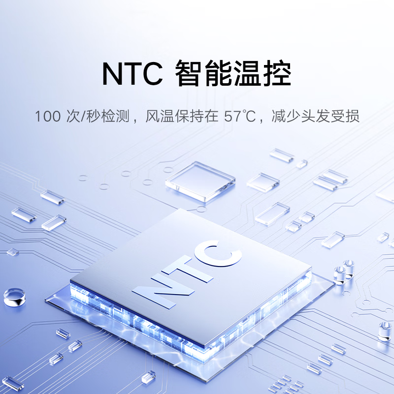 小米(mi)智能负离子护发电吹风ES01 快速干发恒温护色 高颜值便携设计高清大图