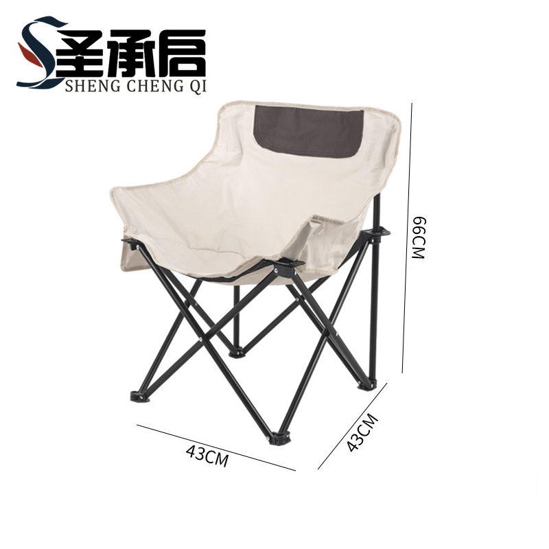 圣承启 月亮椅 白色 把高清大图