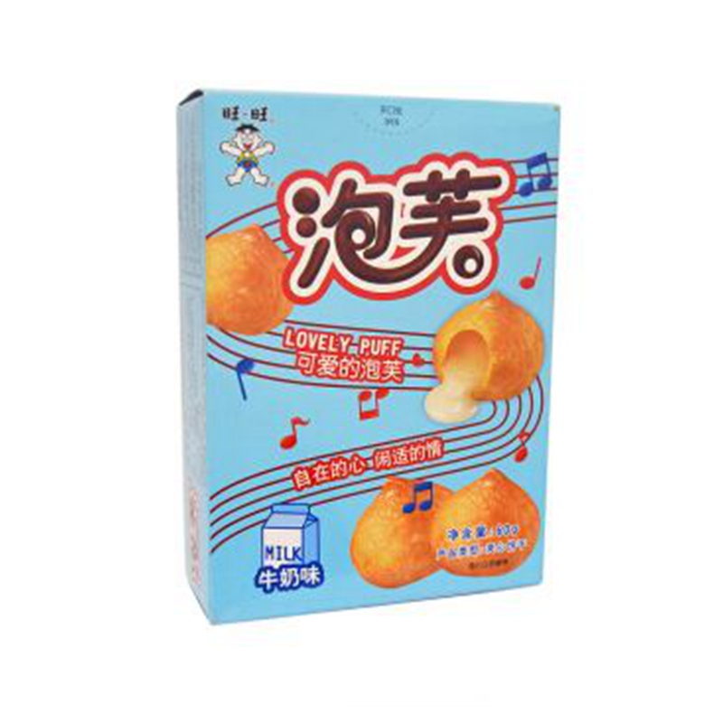 旺旺 泡芙(牛奶味)60g/盒