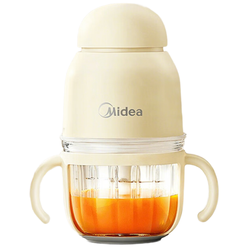 美的婴儿辅食搅拌机多功能打泥绞肉机按键操作漏电保护 MJ-JX11