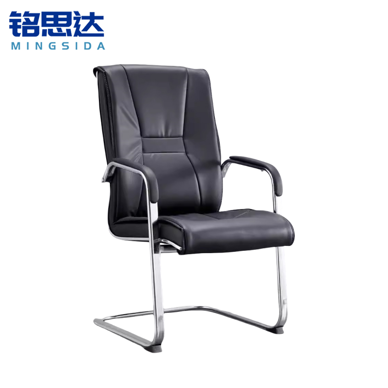 铭思达办公椅牛皮把高清大图