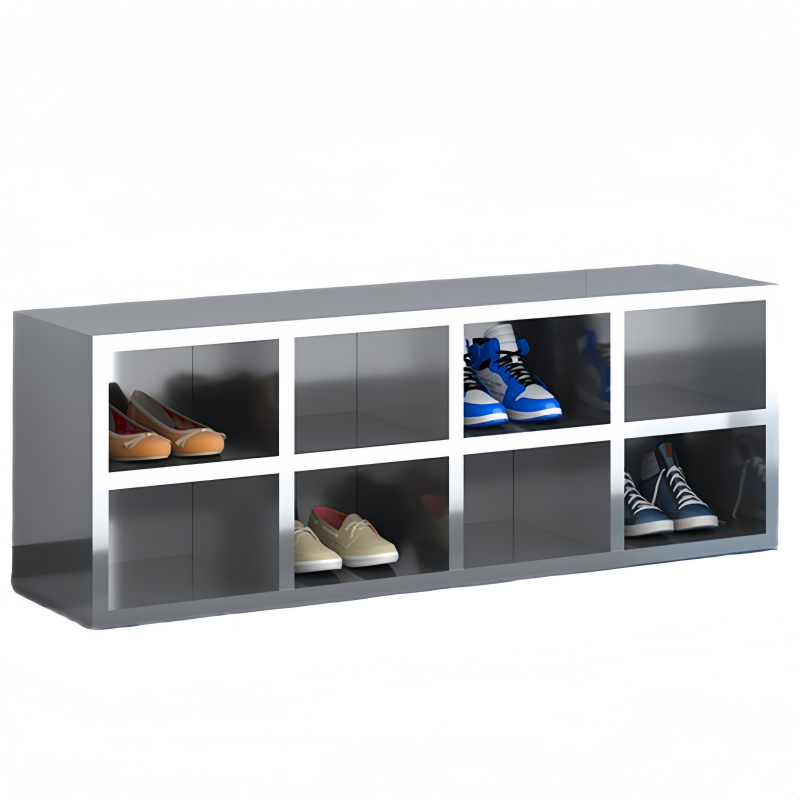 铭思达不锈钢鞋柜单面8格个高清大图