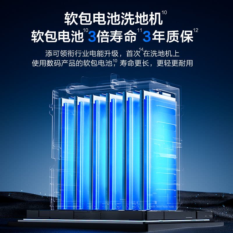 [智能]添可(TINECO)无线智能洗地机芙万Wiper高温全链极速干恒压活水双贴边软包电池自清洁家用吸尘吸脱图片