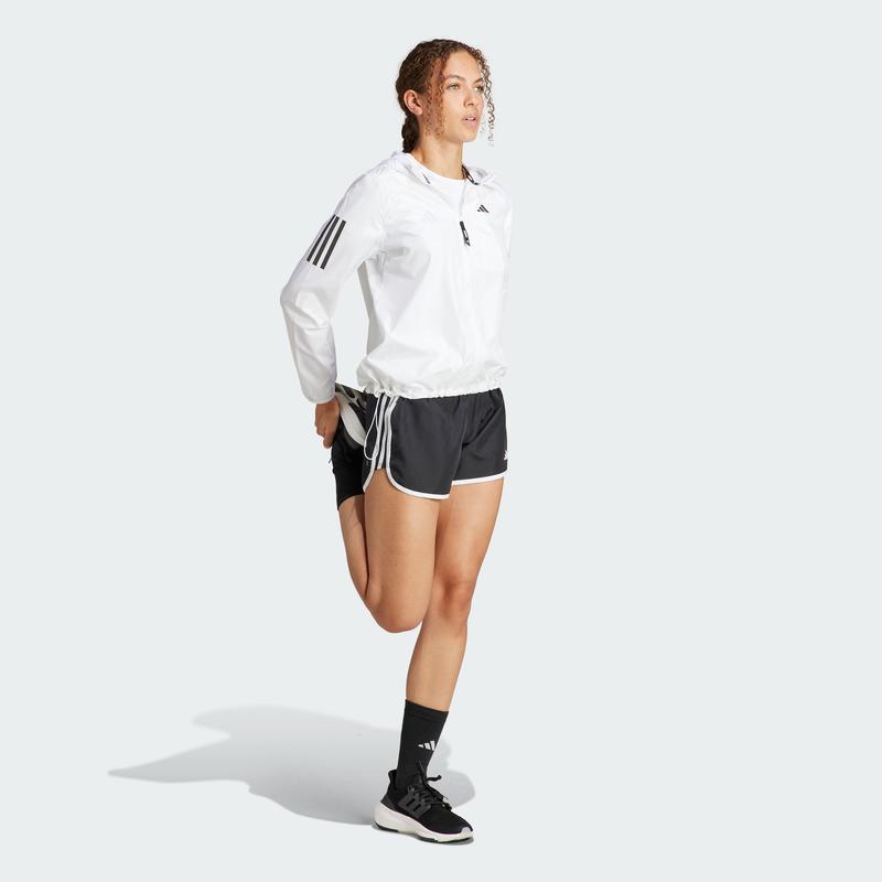 阿迪达斯(adidas)女运动夹克时尚透气防风跑步训练外套高清大图