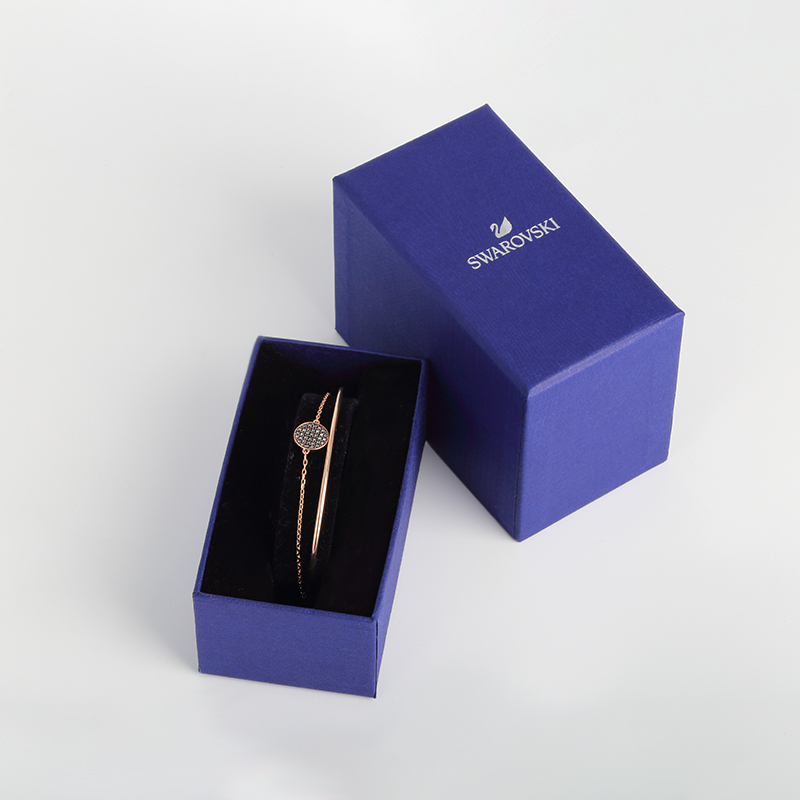 SWAROVSKI 施华洛世奇 GINGER密镶双层圆环手镯人造仿水晶手链女5389046 礼物女轻奢饰品