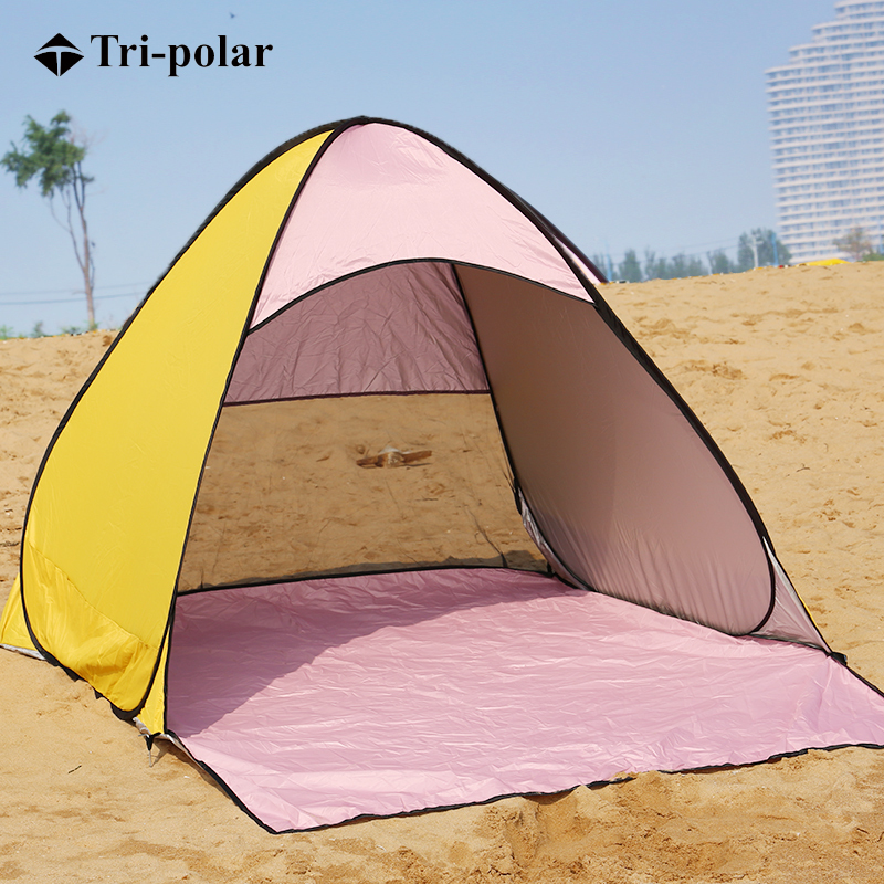 三极户外(Tripolar) TP2331 沙滩防晒帐篷速开全自动便携轻便折叠简易儿童遮阳帐篷