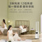 美的(Midea)新品AMS150E-PB家用电风扇落地无叶风扇大风量智能遥控感温轻音母婴扇定时风扇