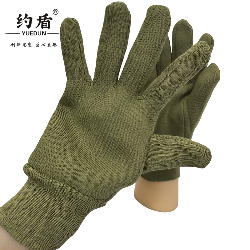 约盾 加绒加厚保暖绒布手套 FYI007/双高清大图
