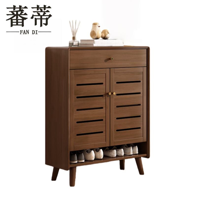 蕃蒂木质鞋柜高清大图