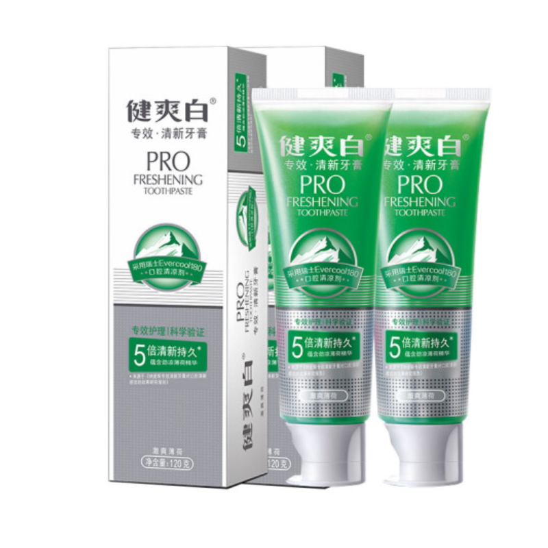 120g健爽白专效清新牙膏
