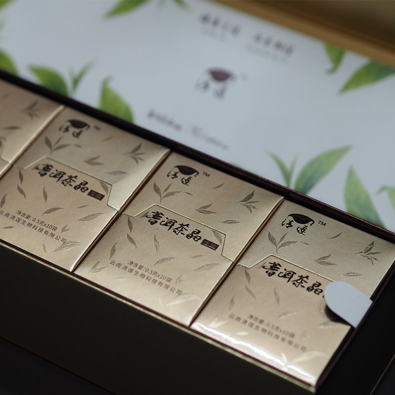 清莲普洱茶晶普洱生茶 3秒固态速溶茶粉100支礼盒【价格 图片 品牌