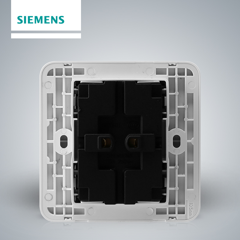 西门子(SIEMENS)开关插座 皓睿玉釉白系列四孔插座5UB01123NC01
