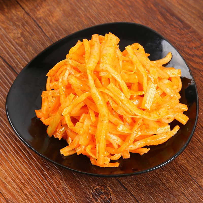 香辣脆竹笋农家香辣笋丝红油脆笋竹笋即食咸菜酱菜下饭菜500g