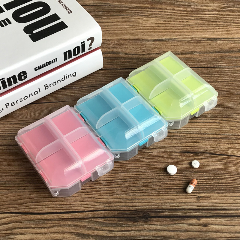 权夫人小药盒药品收纳盒分装薬盒随身药片药丸盒高清大图
