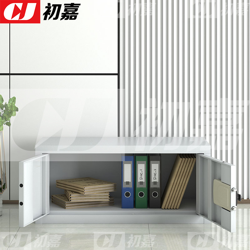初嘉(CJ)保密柜顶柜矮柜密码锁文件柜保密档案柜资料柜 单节指纹锁高清大图