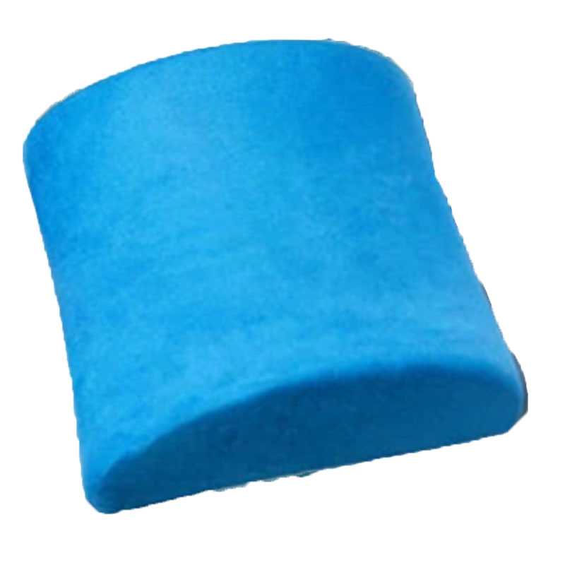 汉司家纺 云托腰靠 靠垫 32*31*10cm 深海蓝 (计价单位:个)