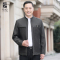 YUANSU中年男士秋冬季中老年人40薄款夹克衫爷爷50岁上衣服爸爸秋装外套夹克