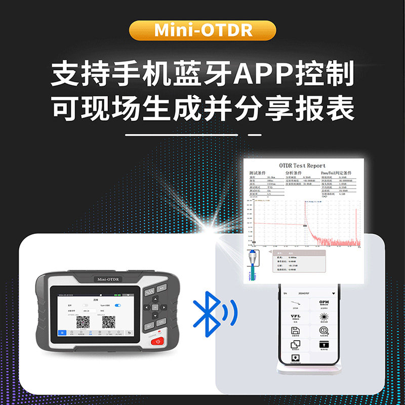 诺克NOVKER/NK4350 D2光时域反射测试仪OTDR高精度光纤故障定位智能分析便携式工业级设计高清大图