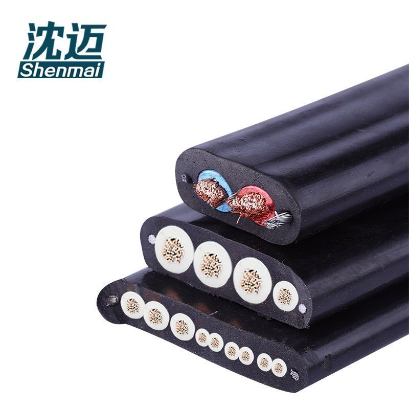 沈迈 铜芯扁电缆 YFFB-2G-3*10+6*1.5mm² /米高清大图