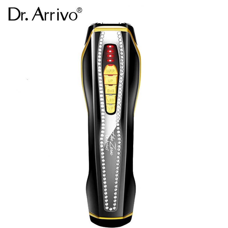 Dr.Arrivo the zeus五代美容仪器 日本进口家用导入仪脸部按摩仪 黑色镶钻版