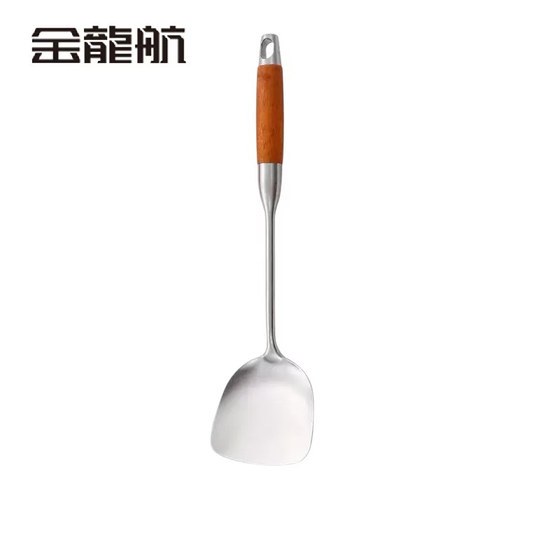 金龙航 不锈钢花梨木铲/个高清大图