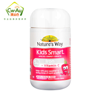 Nature's Way 佳思敏 铁+维生素C咀嚼片50片 1瓶装 草莓味无糖配方 澳洲进口
