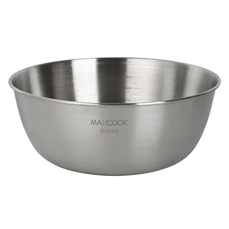 MAXCOOK美厨双耳盆304不锈钢加厚MCWA6066