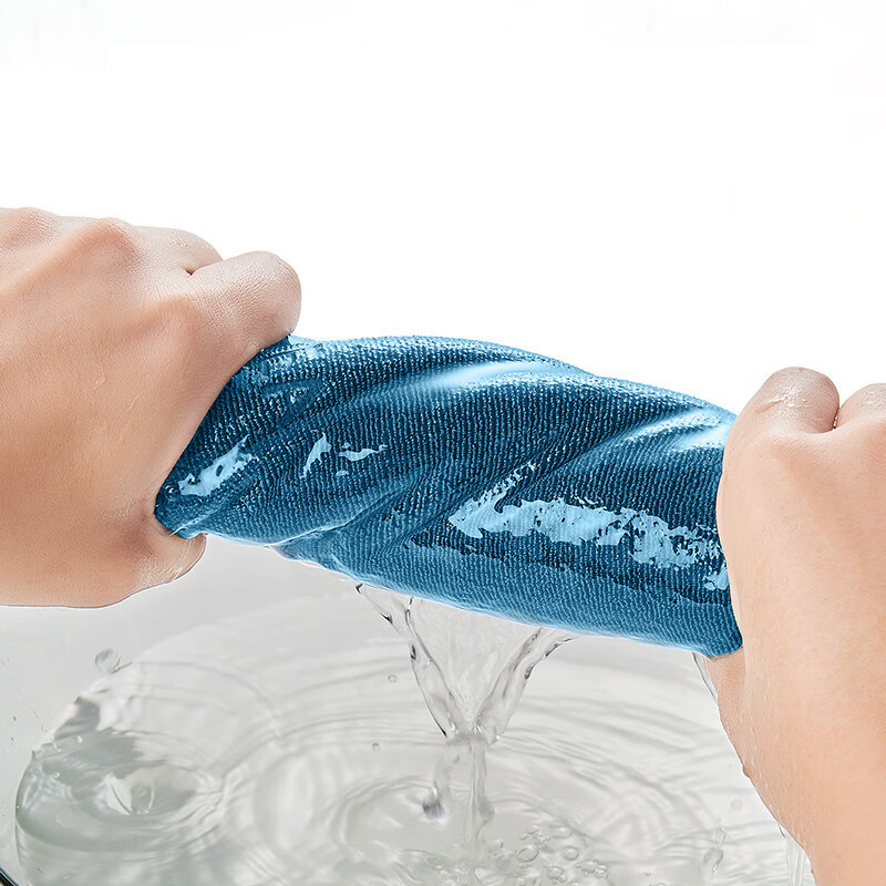 翌嘉YJ5071234复合擦车巾不留痕双面绒加厚洗车毛巾 300*300mm 5只装高清大图