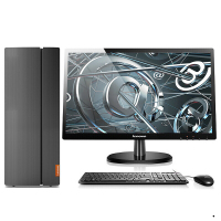 联想(Lenovo)Ideacentre擎天510A-15分体机台式电脑i3-8100/4G/1TB/GT730 2G独显/21.5英寸显示器 商务办公学习个人家用企业采购台式机