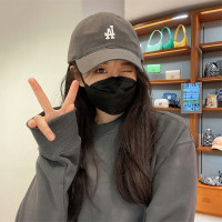 美职棒(MLB)帽子男女 新款NYLA职业联盟棒球帽刺绣跑步运动帽遮阳穿搭鸭舌帽 3ACP7701N-07CGS/炭灰色