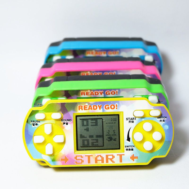 超迷你便携式俄罗斯方块掌上小型游戏机掌机坦克大战儿童益智玩具