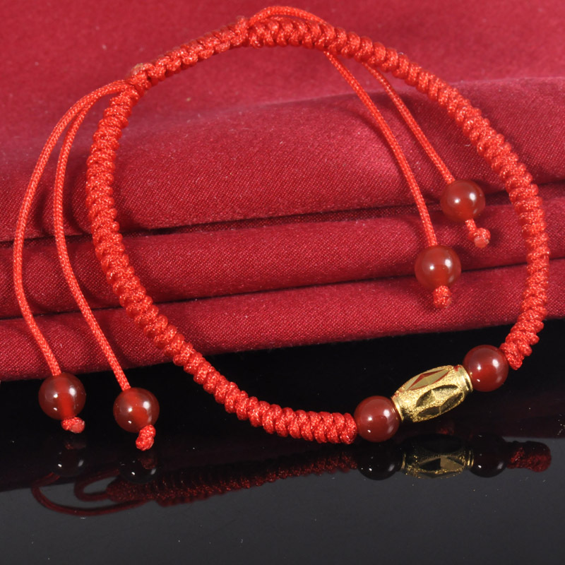 梦克拉mkela足金手链裕祥路路通黄金手链手链黄金足金女士