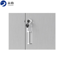永格更衣柜铁皮柜储物柜寄存柜鞋柜浴室健身换衣柜斜顶更衣柜定制款不锈钢防尘柜二门304