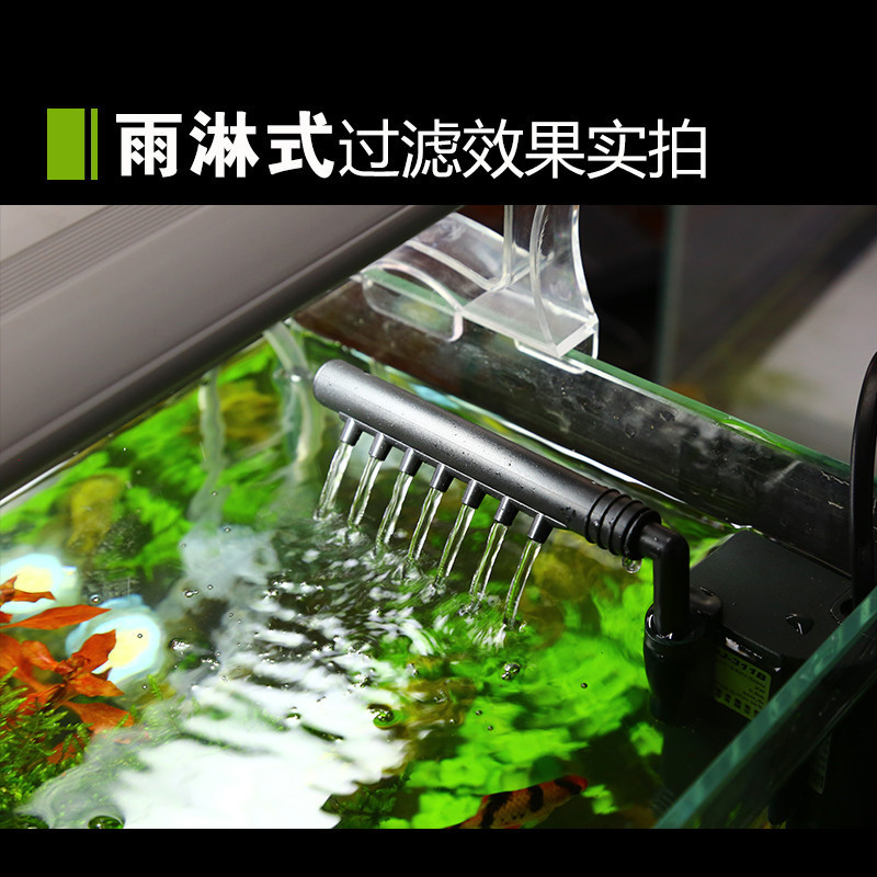 小鱼缸过滤器免换水内置增氧泵三合一氧气泵小型净水循环家用高清大图