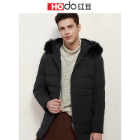 HODO红豆男装 男士羽绒服冬季商务休闲时尚连帽保暖羽绒服外套