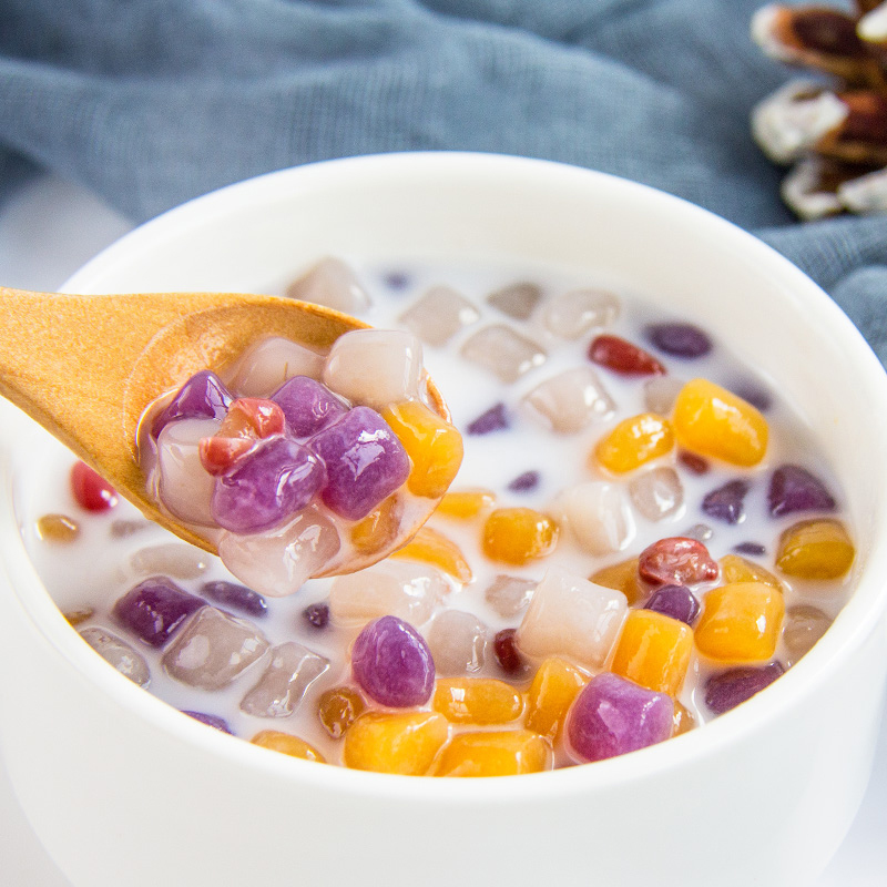 木薯粉木薯淀粉批食用发自制芋仙芋圆甜品珍珠奶茶芋圆粉高清大图