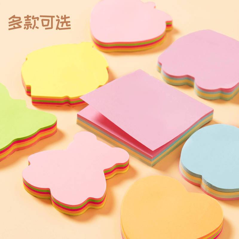 10本装可爱造型便利贴韩版彩色便签纸创意n次便条贴造型贴纸