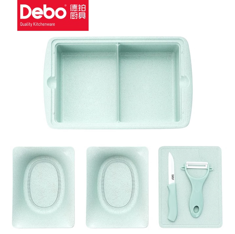 德铂Debo多功能厨房刀具家用厨师刀锋利耐用德国工艺抗菌设计