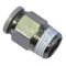 亚德客(AIRTAC) PC12-02 螺纹R1/4,接管外径12mm, 个 螺纹接头