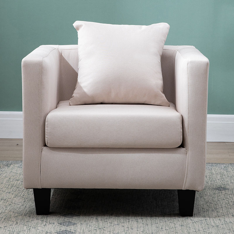 简易双人沙发小户型公寓出租房卧室阳台服装店两人三人皮质沙发椅安心