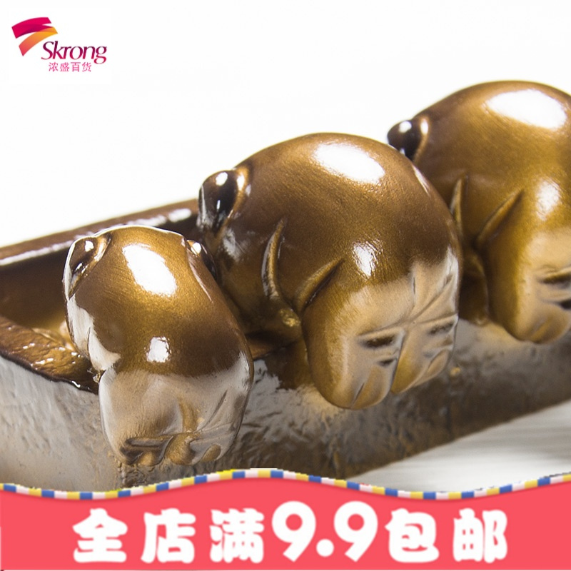 变色茶宠小猪摆件精品可养招财创意茶台茶盘茶具配件紫砂宠物茶玩