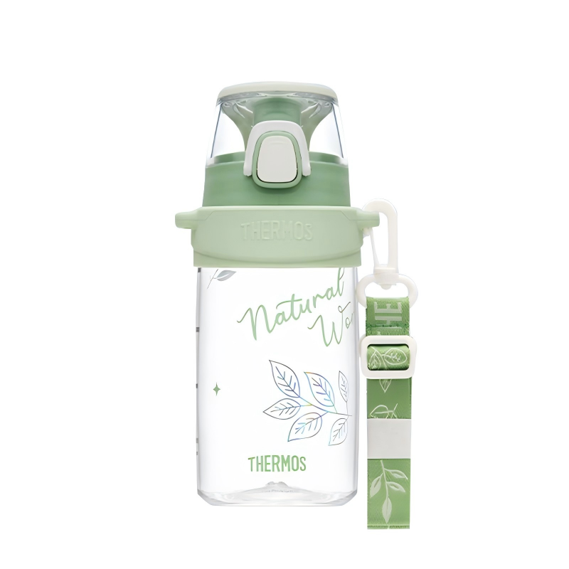 膳魔师(THERMOS)儿童水杯Tritan夏季直饮杯大容量郊游出行杯TCSK 550ML 绿色