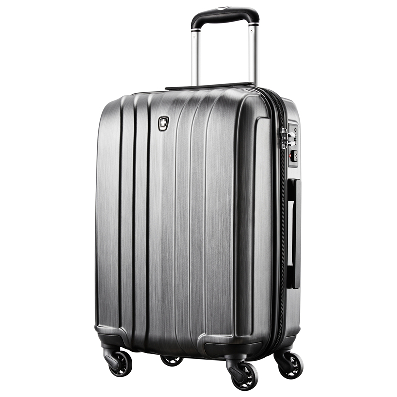 瑞动(SWISSMOBILITY)MT-5095-24T0020”时尚条纹PC+ABS拉链登机箱