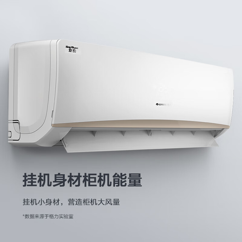 格力3匹变频新国标3级能效大1.5匹挂壁冷暖空调KFR-72GW NhIe3BAj 白色节能高清大图