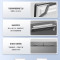 海尔(Haier)冰柜零下38度超低温柜519升商用大容量一级能下冷柜 海鲜深冷速冻细胞级冷冻柜 电子控温