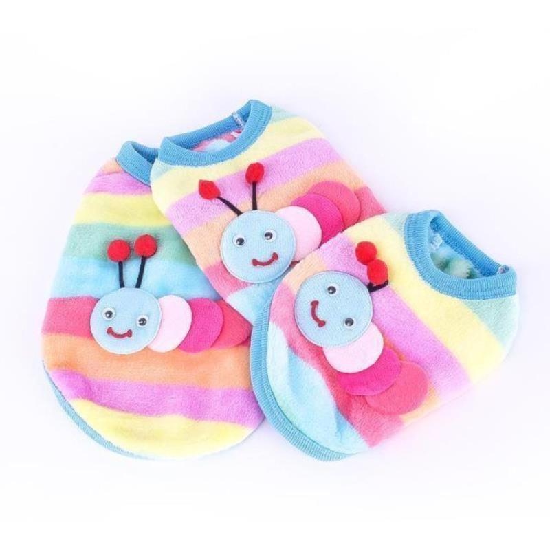 兔子衣服秋冬宠物兔兔荷兰猪服饰小兔子穿的垂耳兔侏儒兔保暖用品 湖蓝色 木马 4码一斤内