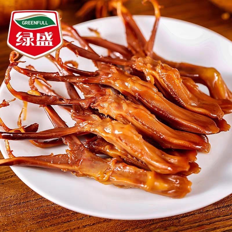 绿盛鸭舌原味舌头50卤味温州小吃特产休闲肉类小包装食品熟食零食*1袋