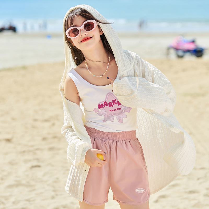 唐狮2024夏季新款女背心外穿宽松白色吊带别致少女内搭无袖上衣女_5612 L 本白